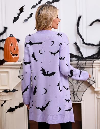Image of Alsol Lamesa Women's Long Sleeve Heart Cardigan Sweaters V Neck Open Front Knit Coat