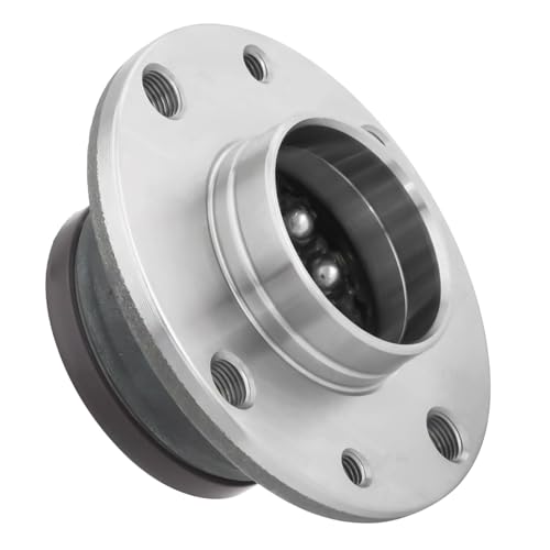 Image of Detroit Axle - FWD Rear Wheel Bearing Hubs for Fiat 500 2012-2019 Replacement 2013 2014 2015 2016 2017 2018 Wheel Bearing and Hubs Assembly