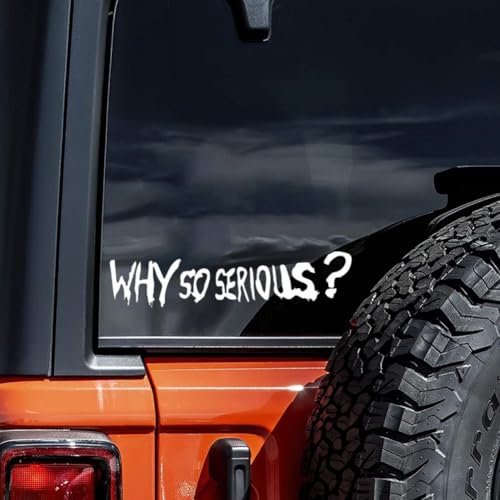 2pc Why So Serious? Decal - 5.9