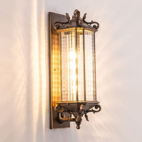 Applique Murale extérieure IP65 lumières de porche en aluminium E27