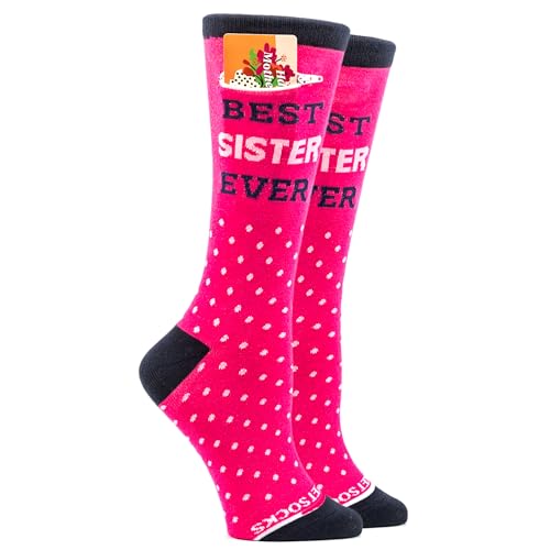 Fashion Print Crew Socks for Men & Women - Anti Theft Novelty Dress Socks w/Hidden Zipper Pocket