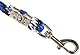 Kerbl Strick Führstrick Mustang Karabiner-Haken, Royalblau/Schwarz/Weiß, 321436