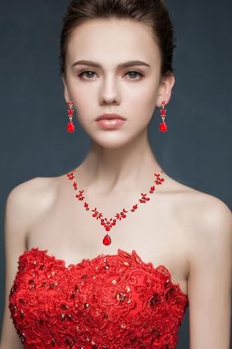 Bridal-Wedding-Elegant-Floral-Jewelry-Set-for-WomenBridesBridesmaids-Crystal-Jewelry-Set-for-Wedding-Prom-Party-Bridal-Crystal-Necklace-Earrings-Bracelet-Set