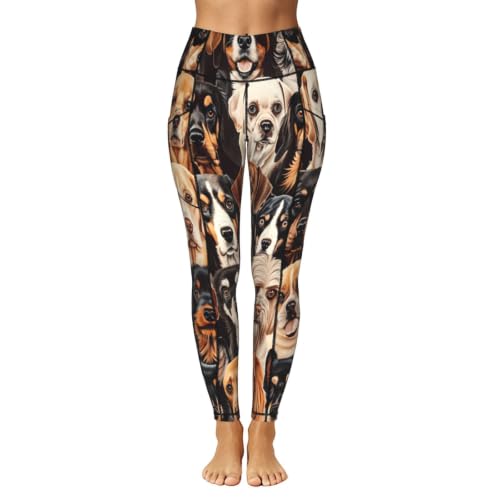 Pantalones de yoga con estampado de perros para conectar con tu lado más alegre 2
