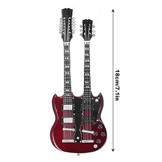 Dollhouse Guitar, Guitar Toy Miniature 1:6 Scale 18cm/7.1in Length Paint Treatment Cute Style for Decoration for Gift - Les Beatles, Paul McCartney, John Lennon, RIngo Starr, George Harrison Dollhouse Guitar, Guitar Toy Miniature 1:6 Scale 18cm/7.1in Length Paint Treatment Cute Style for Decoration for Gift – Image 6