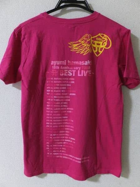 Amazon.co.jp: 浜崎あゆみ 15th A BEST LIVE Tシャツ 迷彩ピンクS