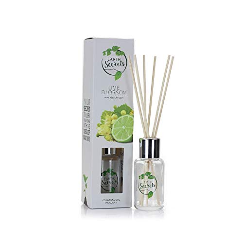 ASHLEIGH & BURWOOD Earth Secrets Reed Diffuser Fragrance Set 50ml - Lime Blossom