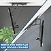 Mount-It! Motorized Ceiling TV Mount for 32 to 70 Inch TVs, Electric Flip Down TV Bracket with Remote and App Control, Drop Down Ceiling Mounting Bracket for Flat and Pitched Roofs, Holds Up to 77 lbs