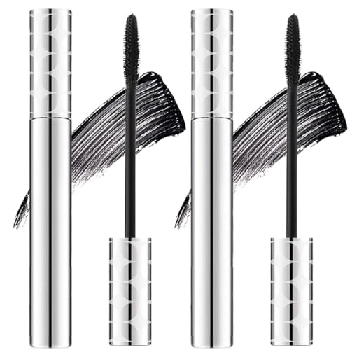 Image of Growth Serum Mascara for Older Women 60 Plus, Waterproof Fiber Mascara for Volume and Length, 3D Curling Eyelash Long-lasting, Washable, Smudge-Proof & No Flaking (Black*2)