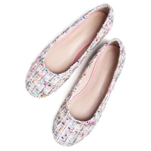 Image of SAILING LU Casual Shoes for Women Dressy Ballet Flats | Comfort Fit, Work Shoes,Casual for Women, Slip-Ons Loafers