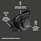 Urbanista Miami Over Ear Kopfhörer Bluetooth mit Active Noise Cancelling, Kopfhörer kabellos, 50 Std. Spielzeit, ANC True Wireless Headphones mit Mikrofon und Tragetasche, Mitternachtsschwarz