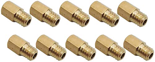 Moostore 10pcs Hex Style Main Jet for Mikuni VM TM TMX carb 200 210 220 230 240 250 260 270 280 290
