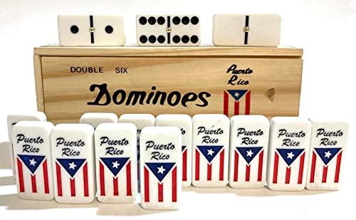 Dominó Boricua en Caja de Madera para Adultos miniatura 5