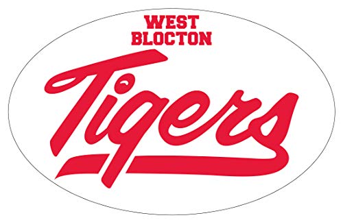 West Blocton High School Tigers Alabama Sports Team 9” x 14” Jumbo Oval Mascot Magnet
