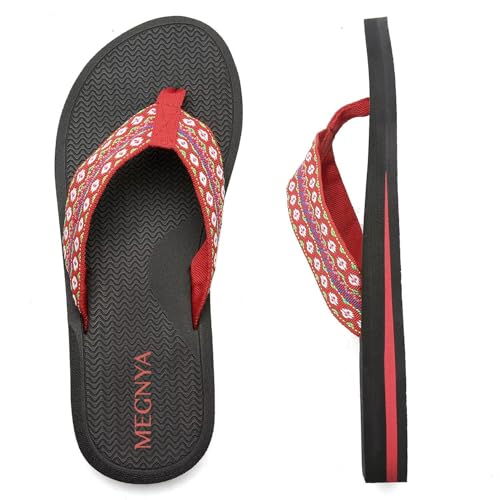 MEGNYA Plantar Fasciitis Orthopedic Flip Flop Sandals for