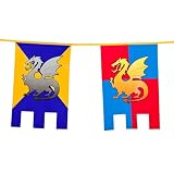 Banderín/Guirnalda de caballero medieval
