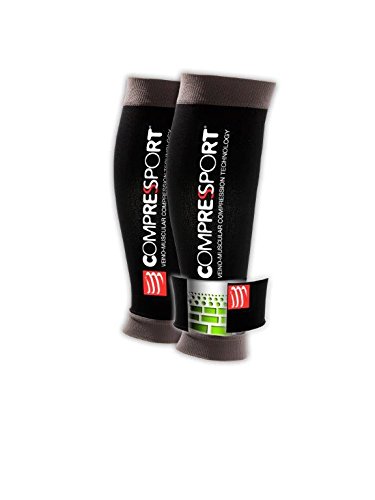 Compressport - Pantorrillera Ur2, Talla T 1, Color Negro