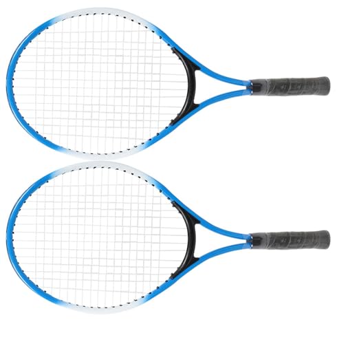 Raqueta de tenis infantil con pelota y bolso azul miniatura 4