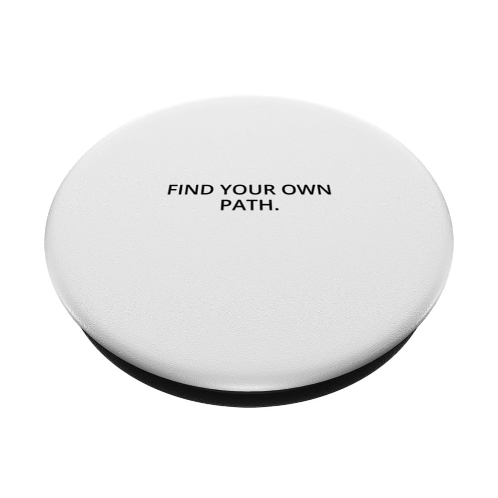 Find your own path. PopSockets Swappable PopGrip, Black - Image 2