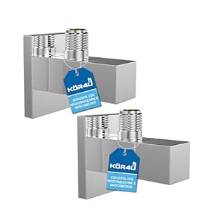 Kör4U Design Eckventil 2er Set Chrom