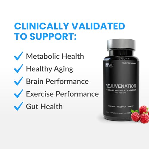 DRINK HRW Rejuvenation Molecular Hydrogen Water Tablets: 12 ppm H2 - Hydrogen & Magnesium Supplement, Supports Energy Production, Recovery, Cognitive Health. Informed Sport Certified (Raspberry) - Image 5