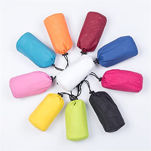 Impermeable Rain Jacket Raincoat Jacket Windproof Ultra Light Rainproof Windbreaker Rain Coat Travel (Color : White, Size : X-Large)3