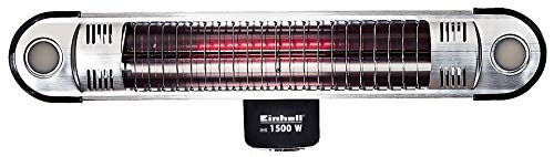 Infrarot-Heizstrahler IHS 1500 W (1.500W max. Heizleistung, Halogenheizstab, neigb. Reflektor, Fernbedienung, LED-Beleuchtung, Wandhalterung)