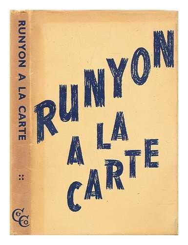 Runyon A La Carte [French] B00175M5IM Book Cover