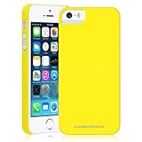 iPhone 5 \ 5s Case, CaseCrown Cali Snap On Case (Yellow Sunset)