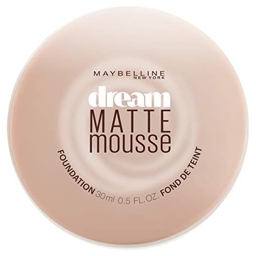 Maybelline New York Dream Matte Mousse Foundation, Classic Ivory, 0.64 oz.