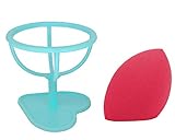 🚨 COLOR ALEATORIO. WYNIE Cosmetics Makeup Puff Soporte para Esponjas de Maquillaje Borla de Polvos con forma Corazón Resorte para Blender Beauty Soporte Color Aleatorio