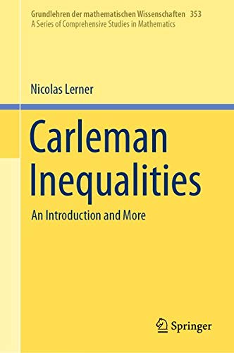 Buy Carleman Inequalities — BookShops.in