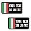 Toppa ricamata con stemma personalizzato della bandiera del Wisconsin - Italia