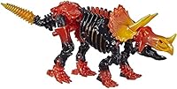 TRANSFORMERS - Generations - War for Cybertron: Kingdom Deluxe - 5.5" WFC-K39 Tricranius - Beast Power Fire Blasts - Takara Tomy - Action and Toy Figures - Dinosaur Toys for Kids - F1617 - Ages 8+