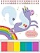 Finger Painting Fun: Easel Coloring Book with 6 Paints
