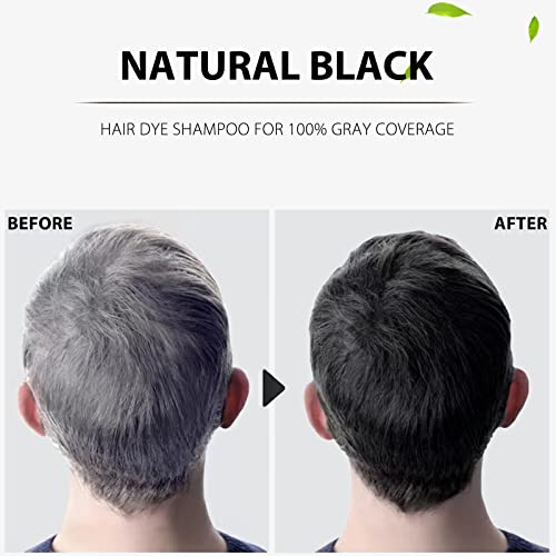 Instant Black Hair Shampoo 3 en 1 Tinte Natural Negro 400ml miniatura 2