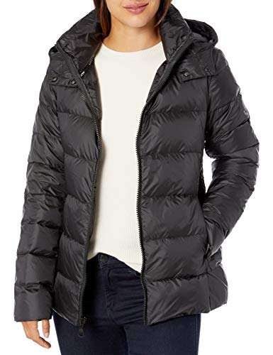 Vince Camuto Women's Packable Down Jacket, Black, Medium