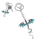 HAUZMLL Schlüsselanhänger Drachen, Praktischer Taschenanhänger Handtasche Autoschlüssel Dekoration für Alltag, Dragons Schlüsselanhänger Drache Für Erwachsene und Drachenliebhaber Geschenk