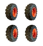 Set of 4-23X8.50-12 Forerunner SKS-5 Skid Steer Tires on Wheels/Rims (5 lug) for Bobcat 440, 453, 463 & S70-23X8.50-12 (9/16 INCH LUGS-Set of 4)