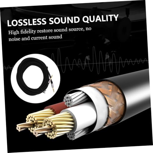 Cable Auxiliar de Audio 3.5mm Macho a Macho 5m miniatura 5