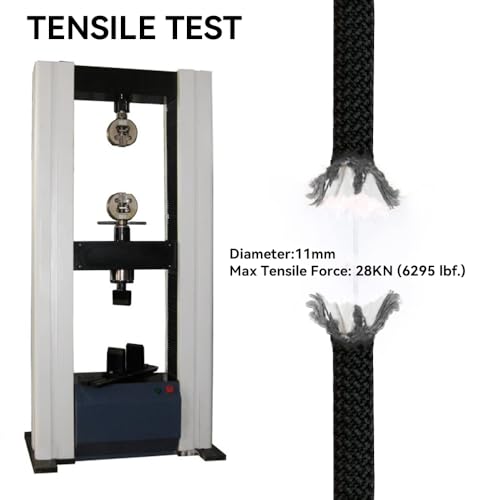 Seamus CR10-11 Static Rope 11Mm Uiaa Rappelling Rope 30M (100Ft) Static Line Nylon Kern Mantle Rope thumb #4