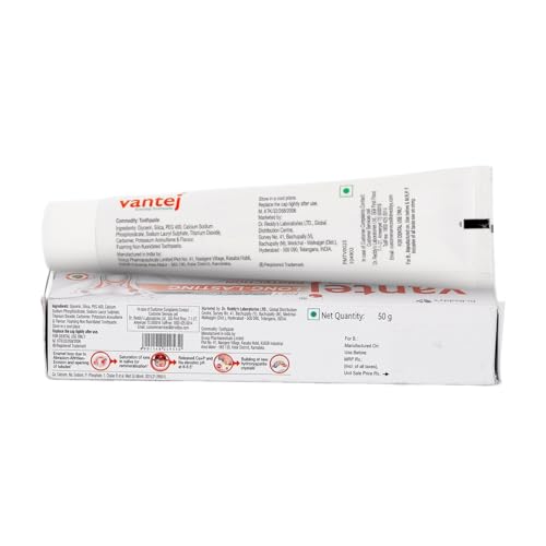 Image of Vantej Dr. Reddy's Toothpaste For Sensitive Teeth | Extra Foaming Action With Refreshing Flavor For Everyday Use | Toothpaste Combo Pack Offer | 100G X 3