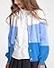 BOBOYOYO Girls Cardigan 100% Cotton Kids Striped Cardigan Sweater Button up Rainbow Knit Cardigan Children for 5-12 Y