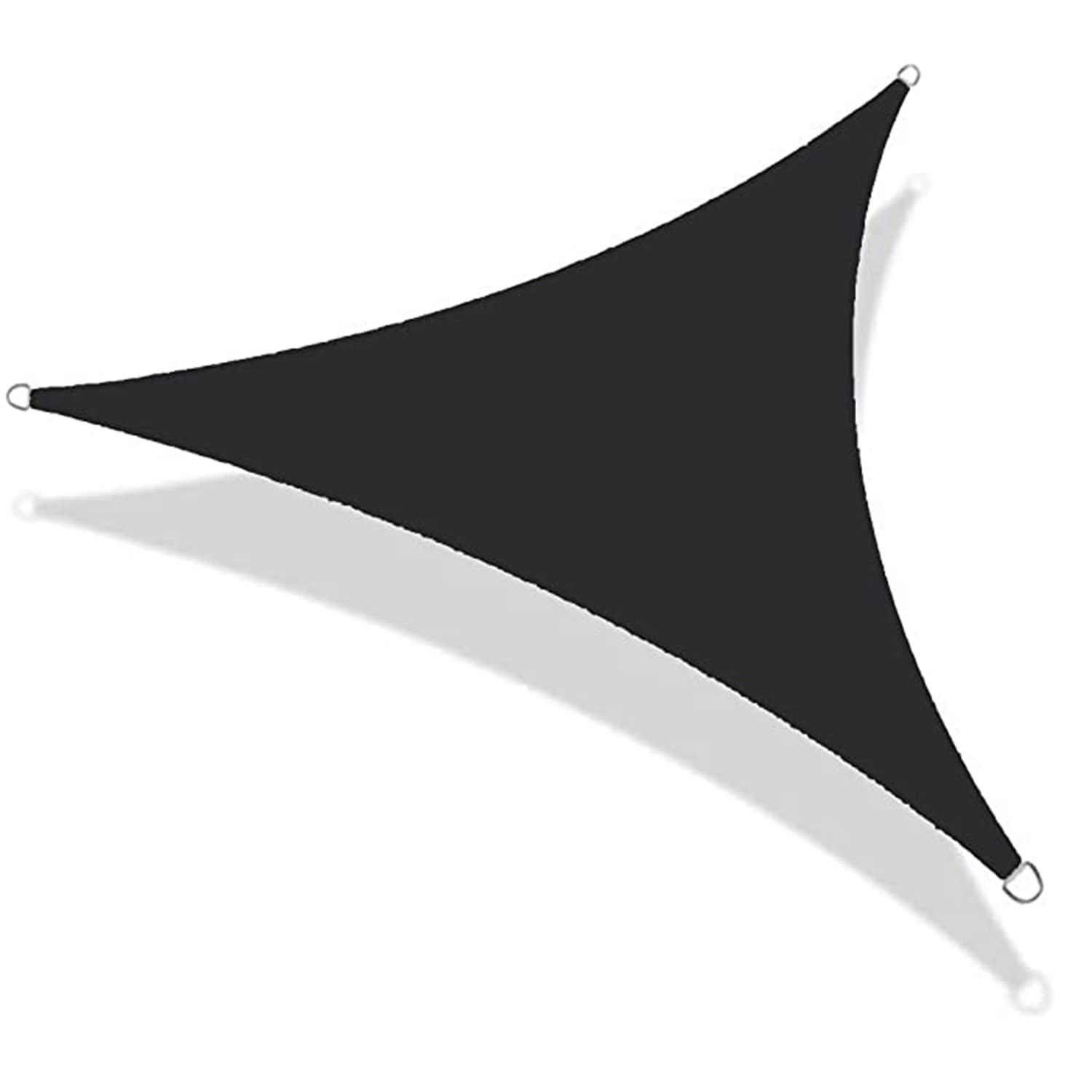 Voile d'ombrage triangle 5x5x7.1m imperméable BrolEo pour jardin