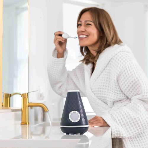 Image of Tao Clean UV Sanitizing Sonic Toothbrush and Cleaning Station, Electric Toothbrush, Dual Speed Setting, Midnight Blue