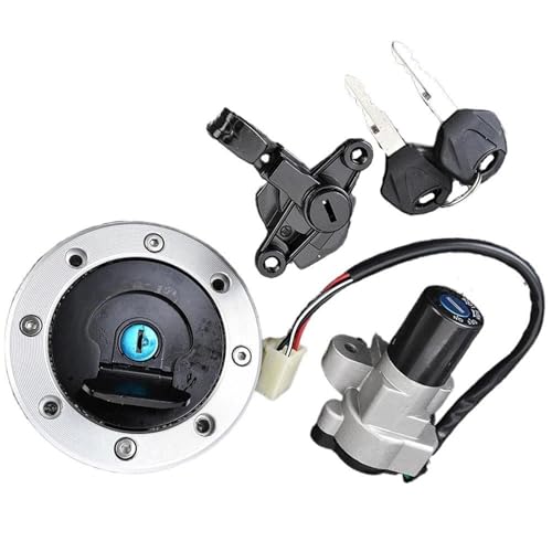 Tapa del tanque de combustible con cerradura y 2 llaves para moto Suzuki RF400 GK78A 1993-1997