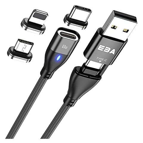 Cable de carga magnético 3 en 1 PD60W Cover