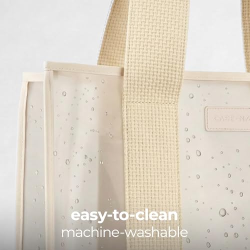 Case-Mate Ecru Raffia Bow Tote