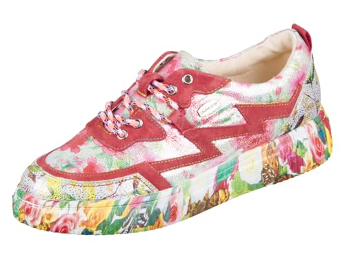LAURA VITA, Soleno 06, Femme Basket_Mode_Basse Rouge Fantaisie - 38 EU