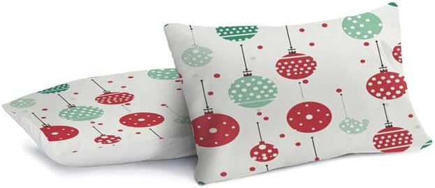 Miniatura 2 de Bidesign Duvet Cover Set King Size Christmas Theme Merry ChristmasChristmas TreeBells Pattern Holiday Season Luxury Reversible Bedding Set Comforter